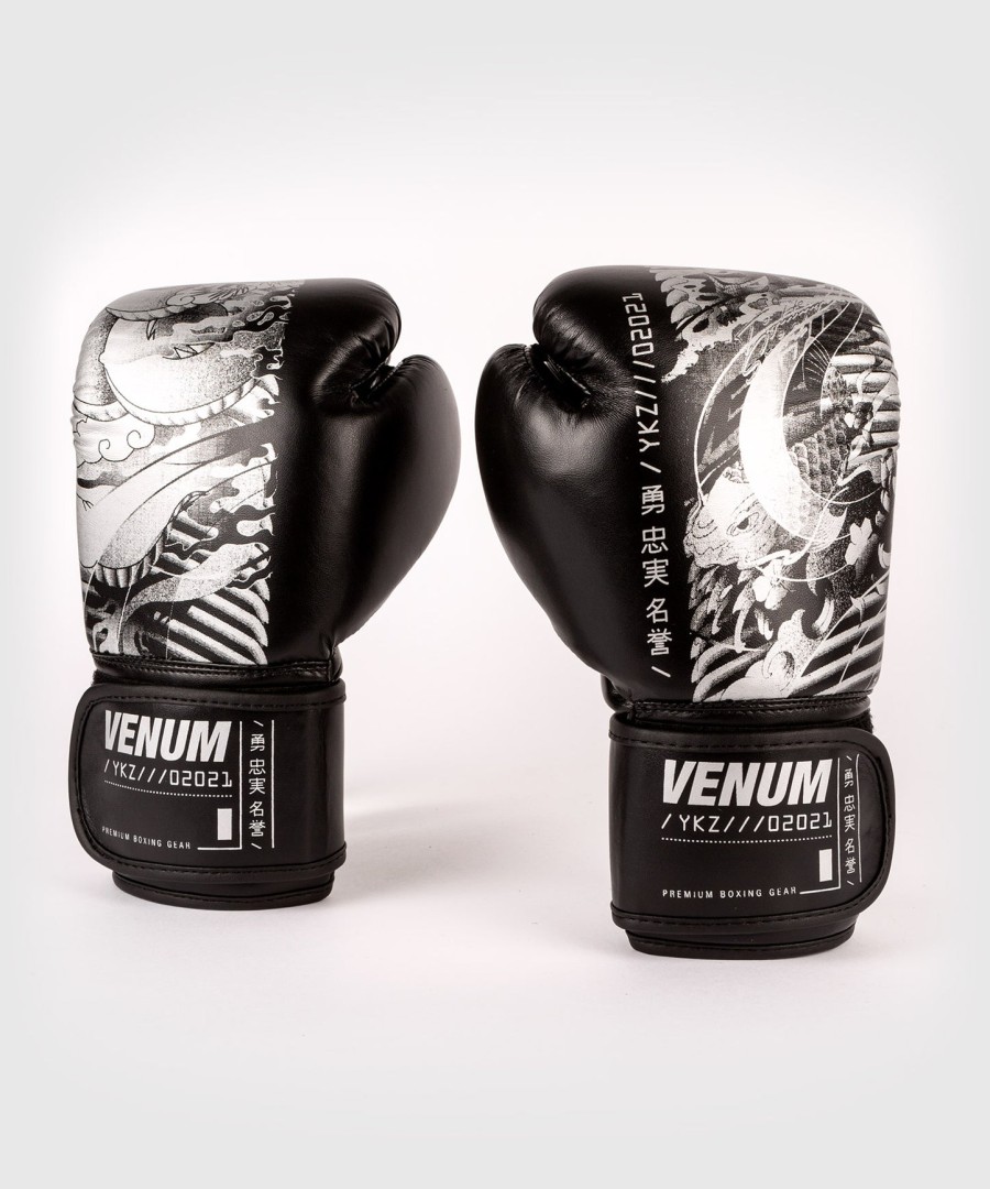 boxerské rukavice venum ykz21 - pro děti - černobílé