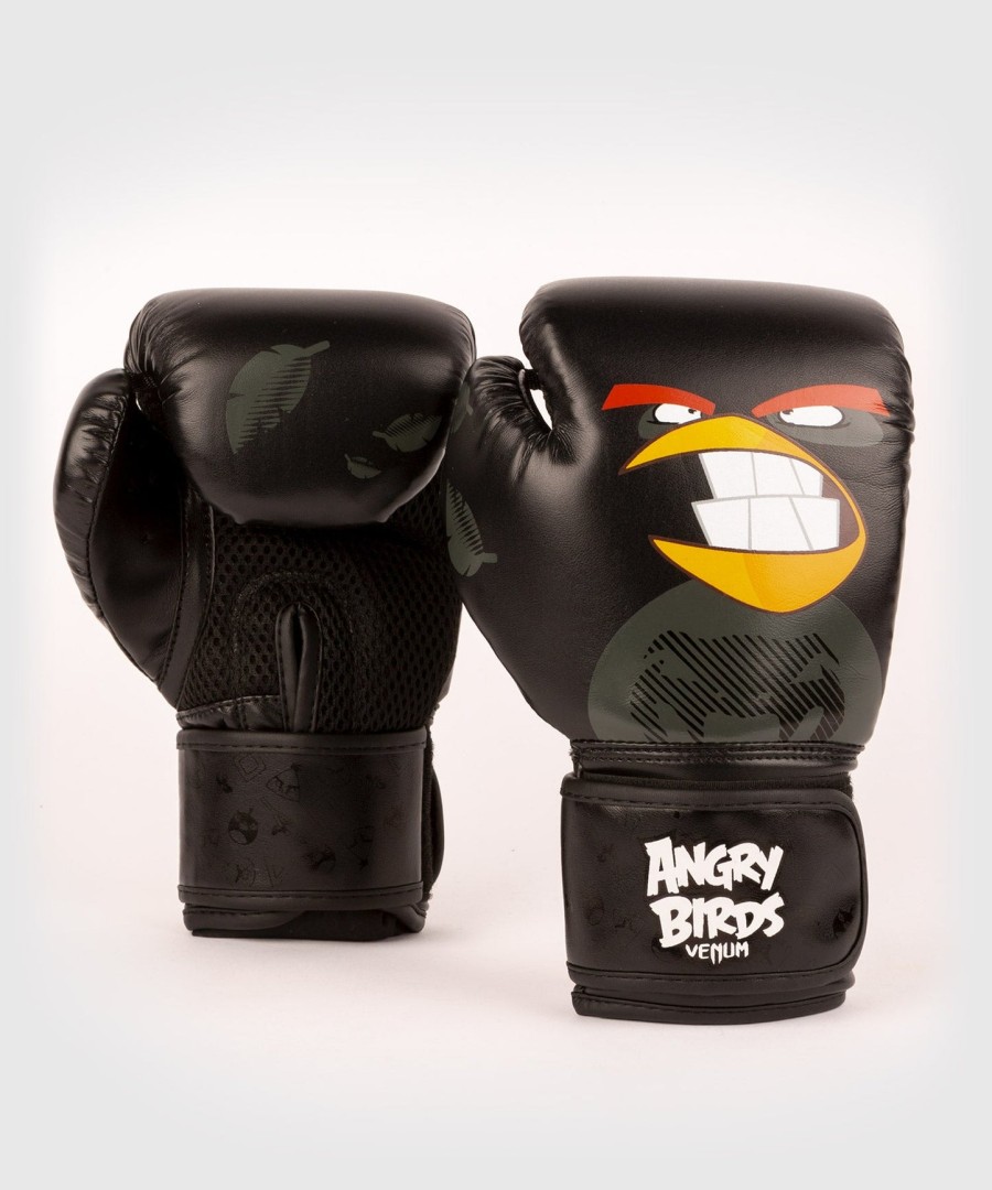boxerské rukavice venum angry birds - pro děti - černé