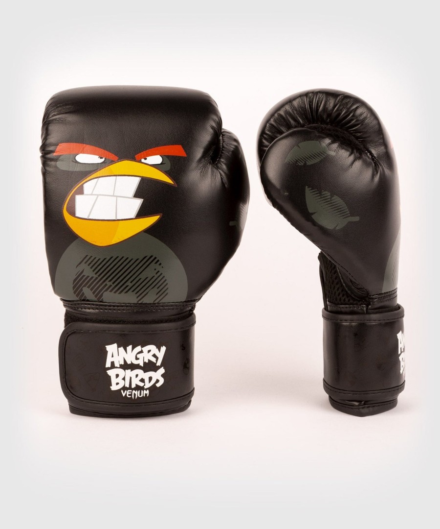 boxerské rukavice venum angry birds - pro děti - černé
