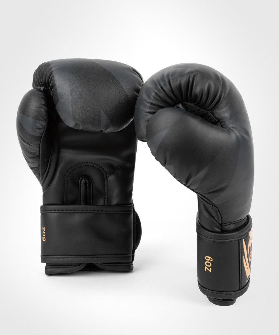 boxerské rukavice venum razor - pro děti - černo-zlaté
