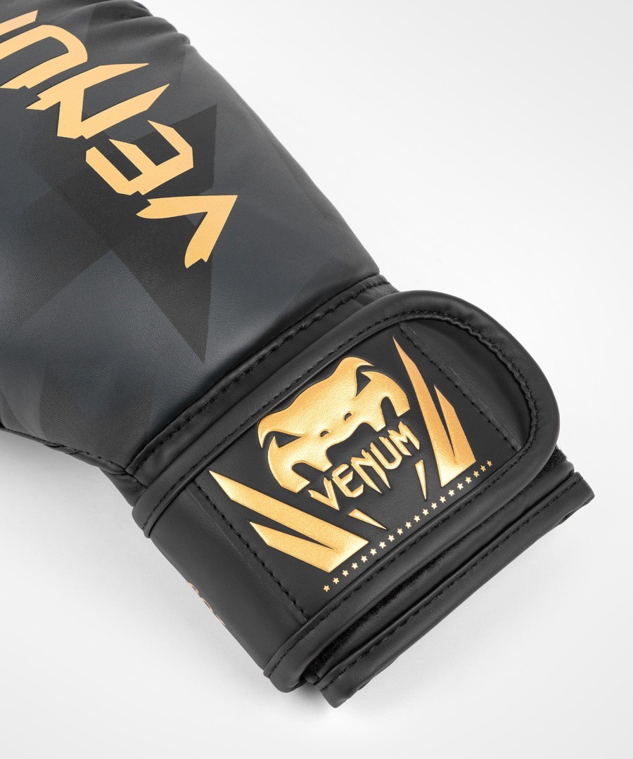 boxerské rukavice venum razor - pro děti - černo-zlaté