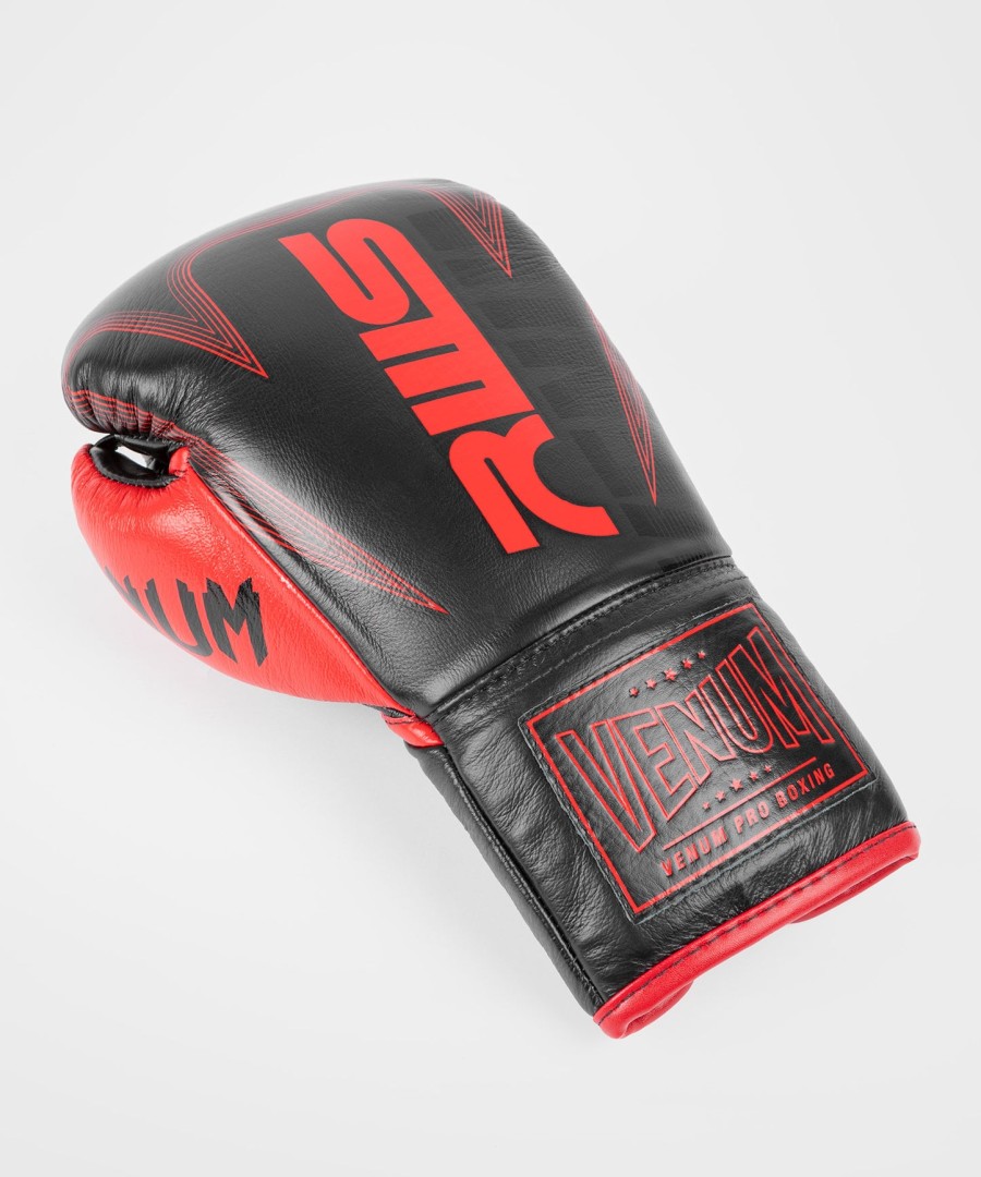 boxerské rukavice rws x venum official se tkaničkami - černé