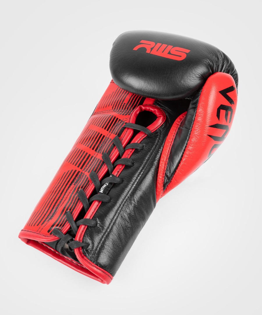 boxerské rukavice rws x venum official se tkaničkami - černé