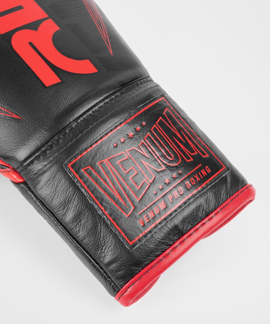 boxerské rukavice rws x venum official se tkaničkami - černé