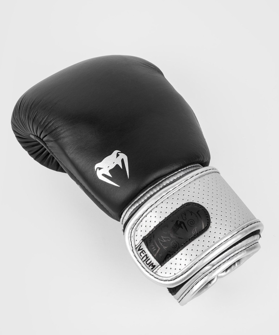 boxerské rukavice venum power 2.0 - černo-stříbrné