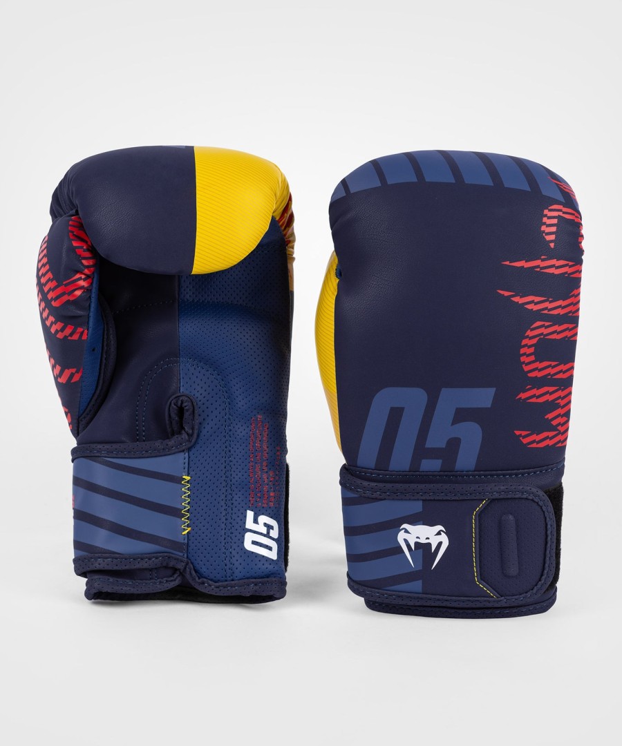 boxerské rukavice venum sport 05 - modrožluté