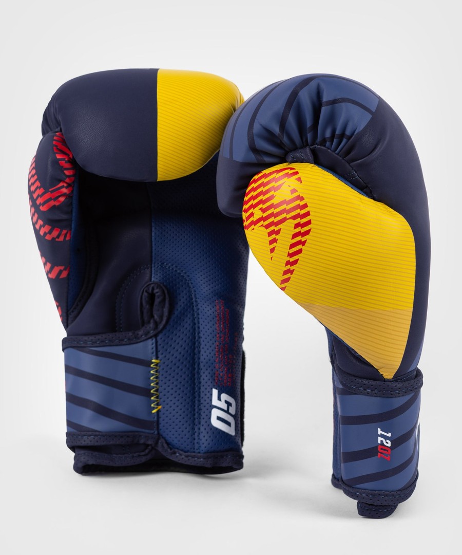 boxerské rukavice venum sport 05 - modrožluté