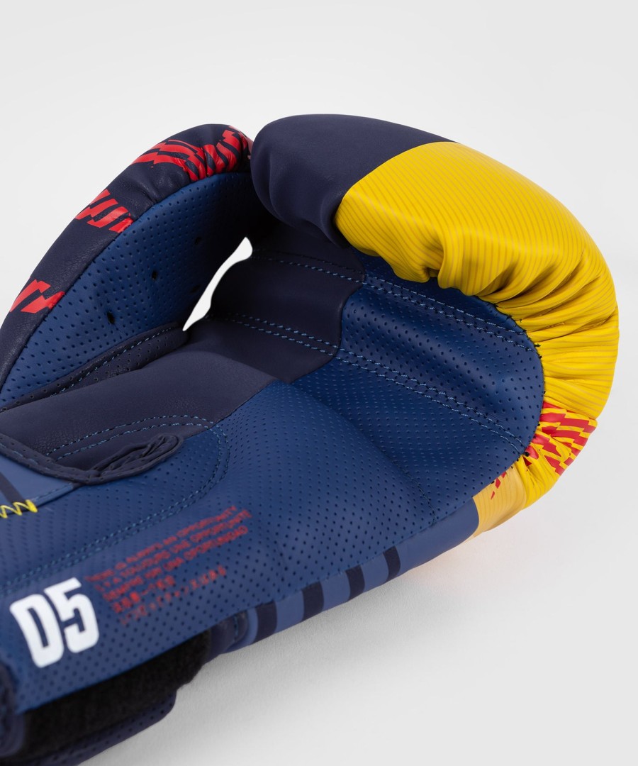 boxerské rukavice venum sport 05 - modrožluté