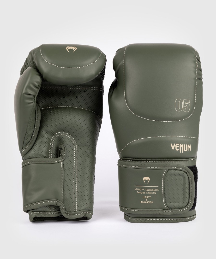 boxerské rukavice venum impact evo - vojensky zelené