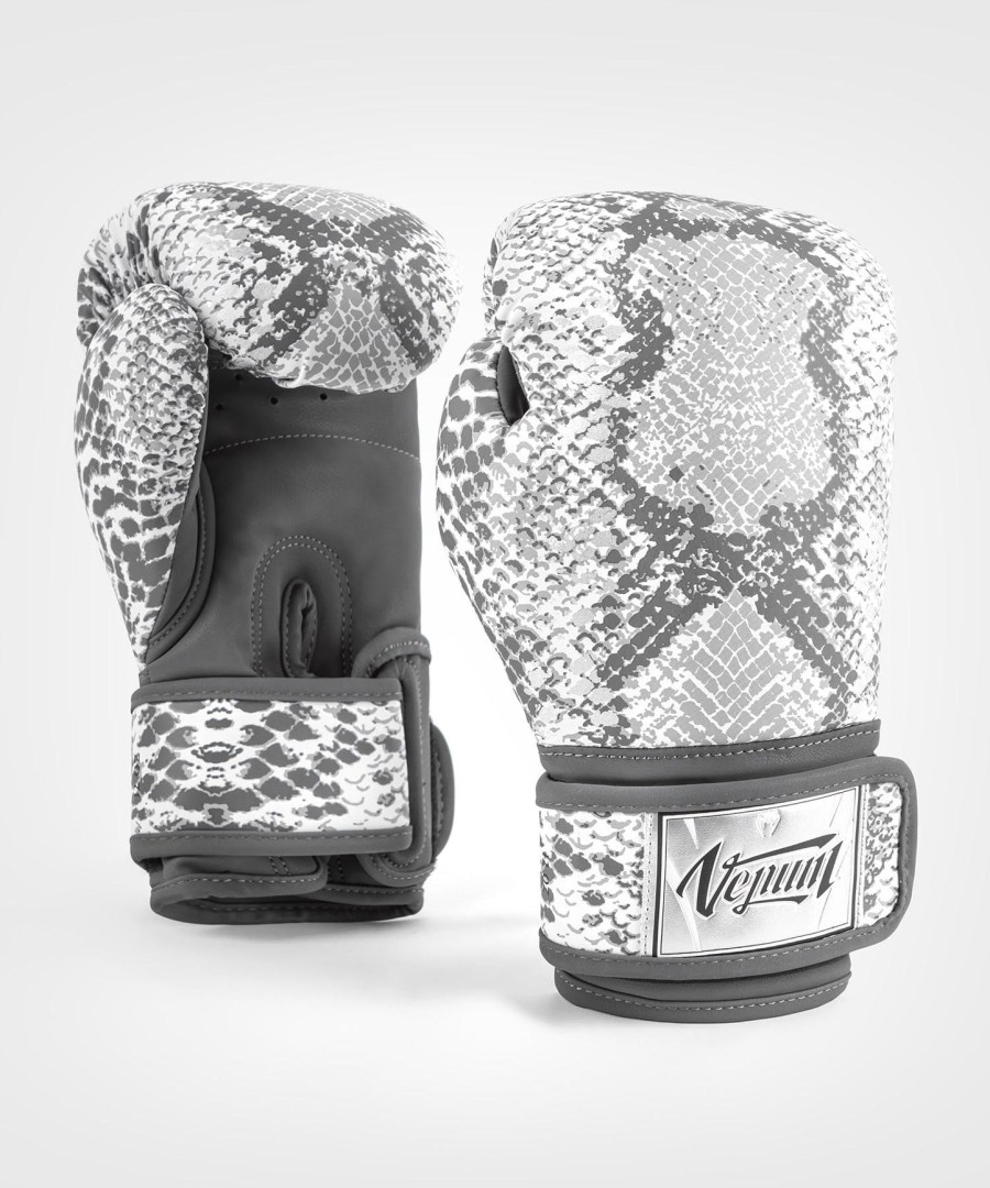 dámské boxerské rukavice venum white snake - bílé