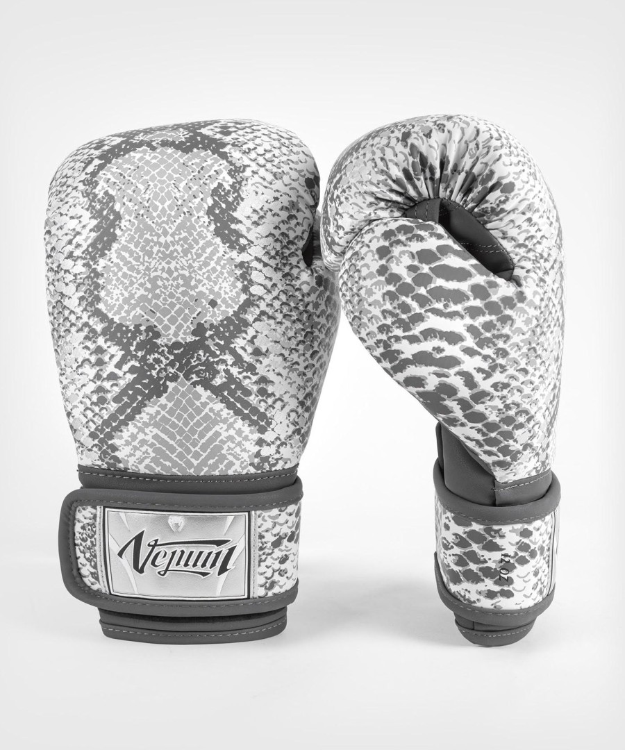 dámské boxerské rukavice venum white snake - bílé