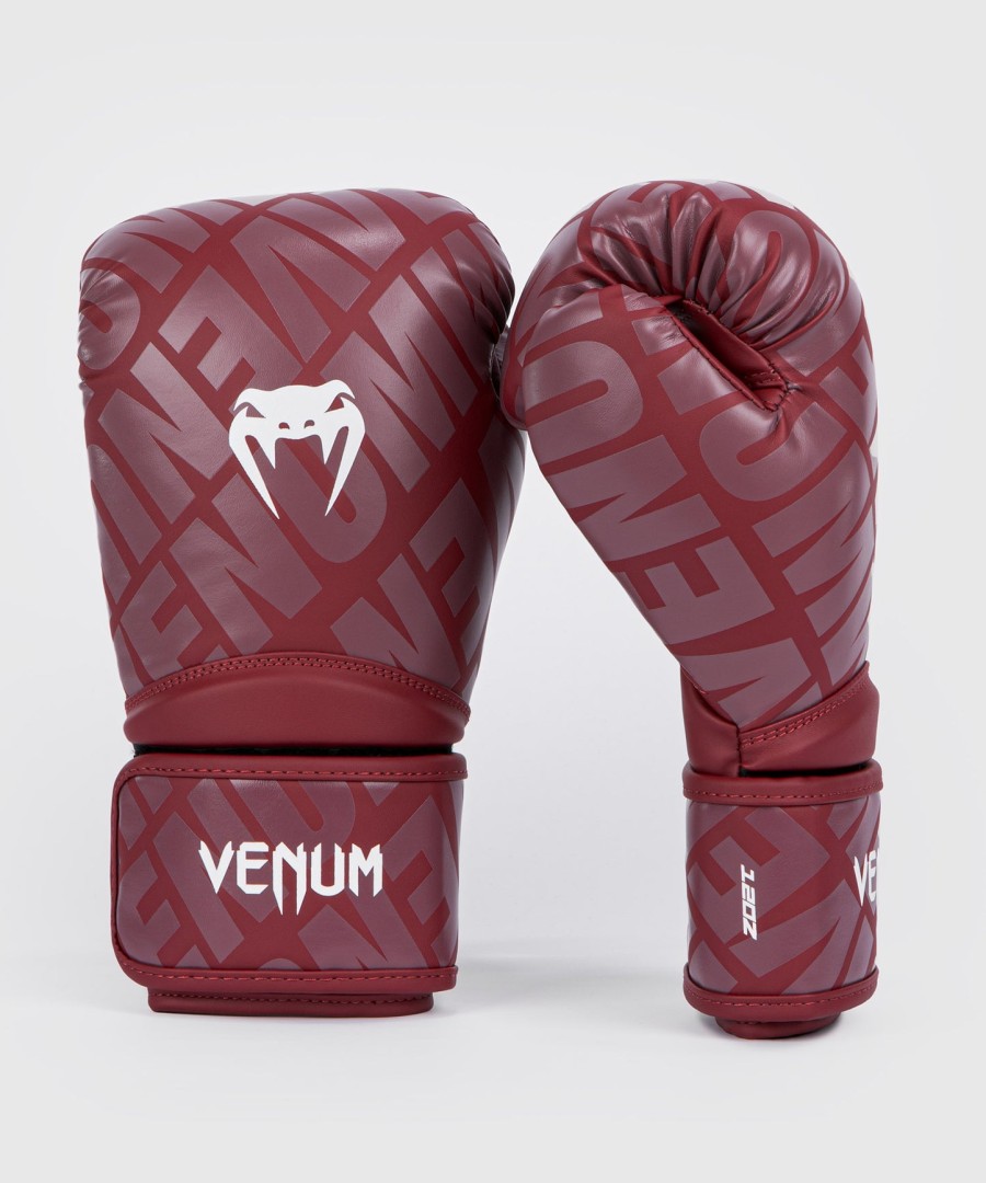 boxerské rukavice venum contender 1.5 xt vínověbílé
