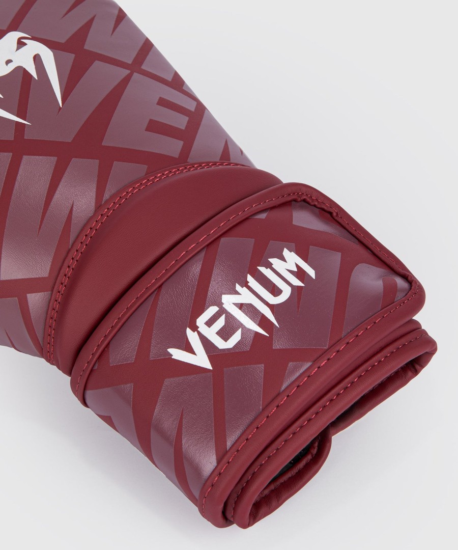 boxerské rukavice venum contender 1.5 xt vínověbílé