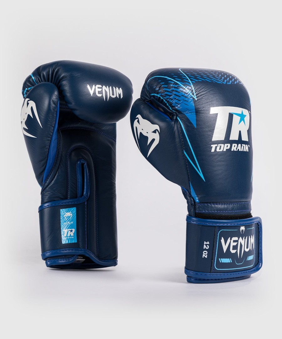 boxerské rukavice venum x top rank original hammer - tmavě modré