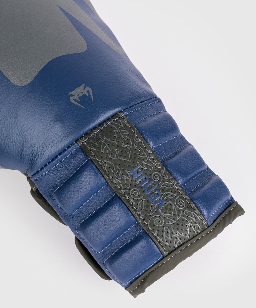 boxerské rukavice venum reverso - storm grey royal blue