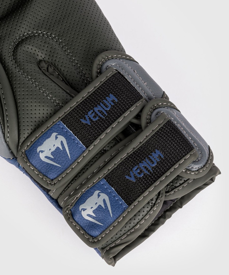 boxerské rukavice venum reverso - storm grey royal blue