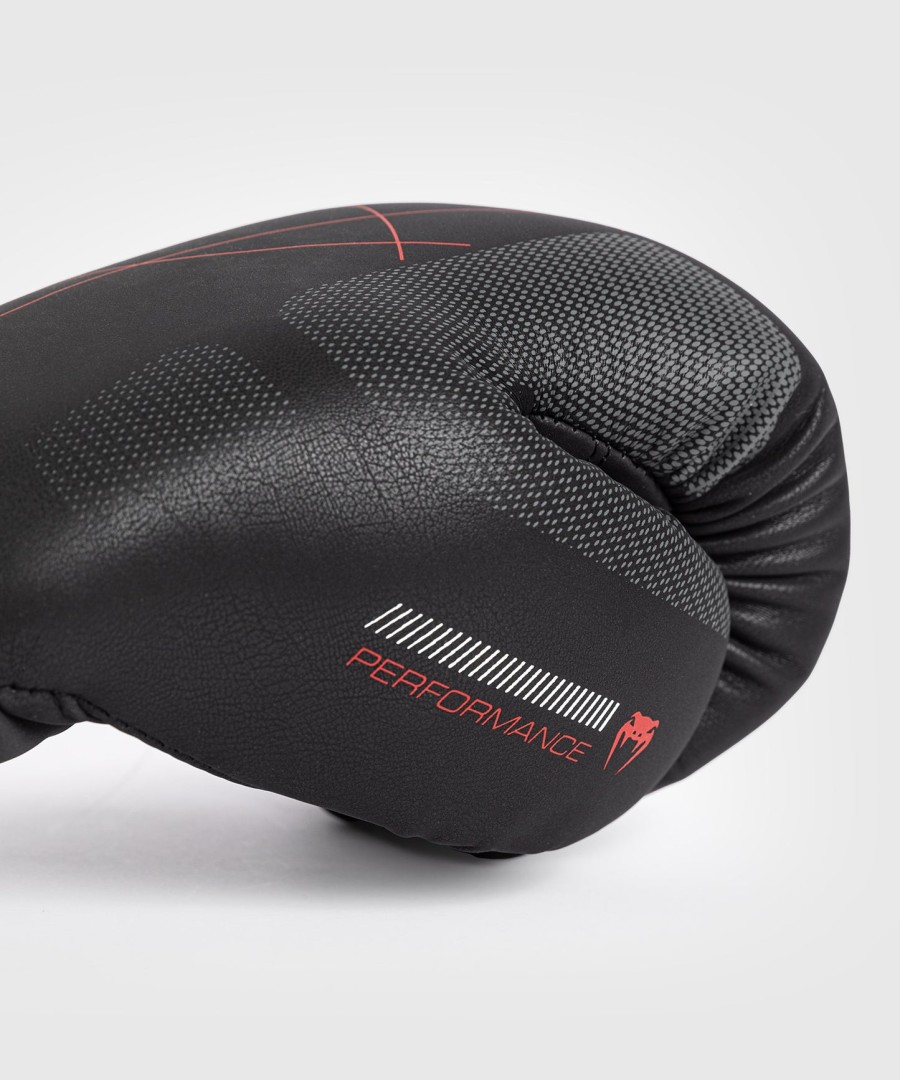 boxerské rukavice venum tactical xt - černéohnivé červené