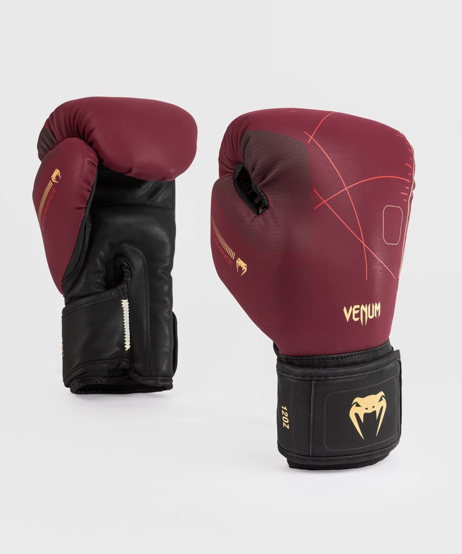 boxerské rukavice venum tactical xt - černévínovézlaté