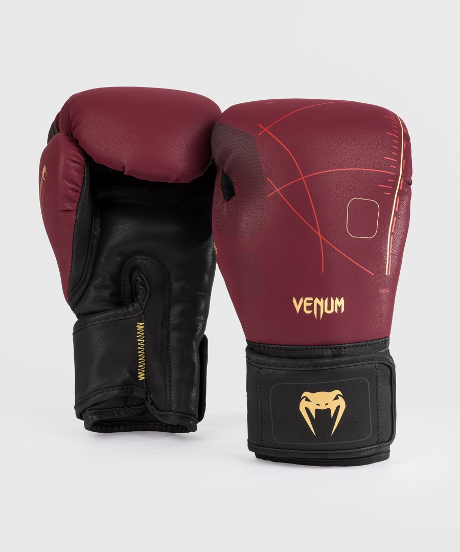 boxerské rukavice venum tactical xt - černévínovézlaté