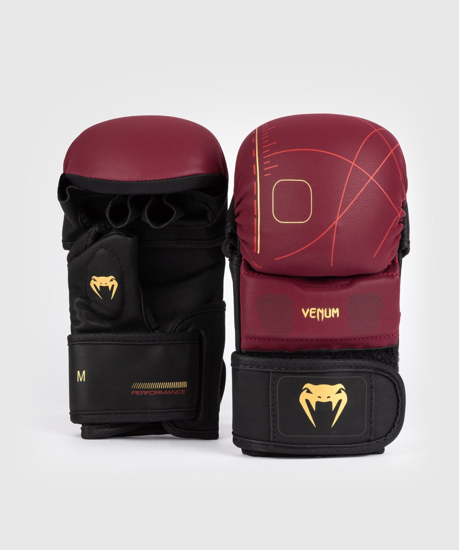 sparringové rukavice venum tactical xt - černévínovézlaté