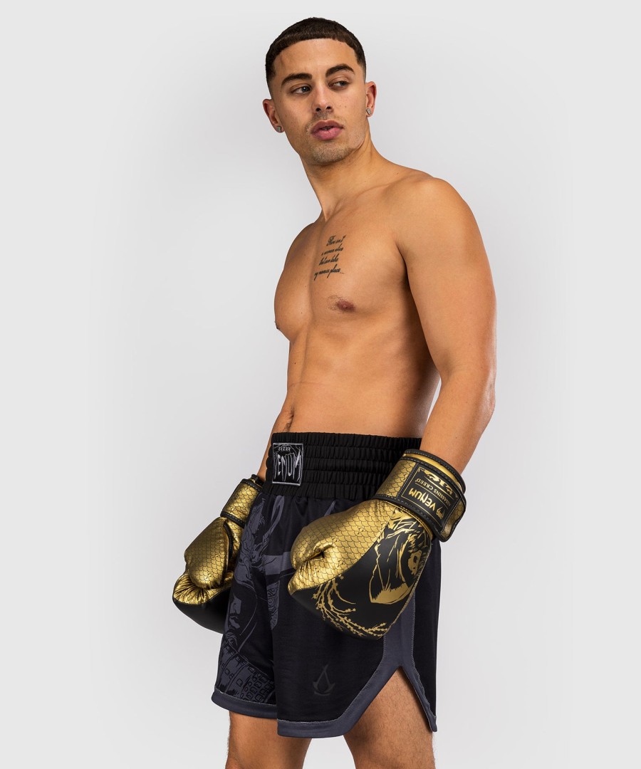 boxerské rukavice venum x assassin creed shadows - černo-zlaté