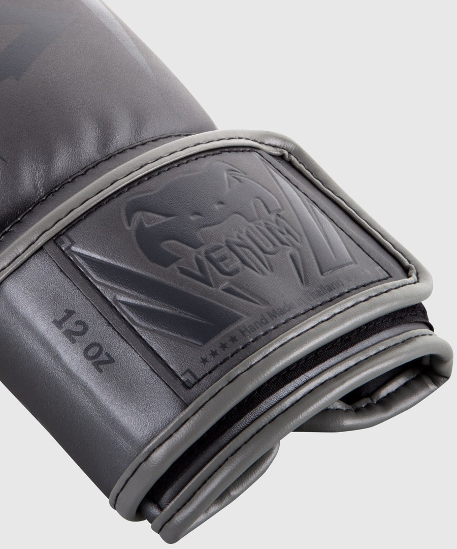 boxerské rukavice venum elite - šedéšedé