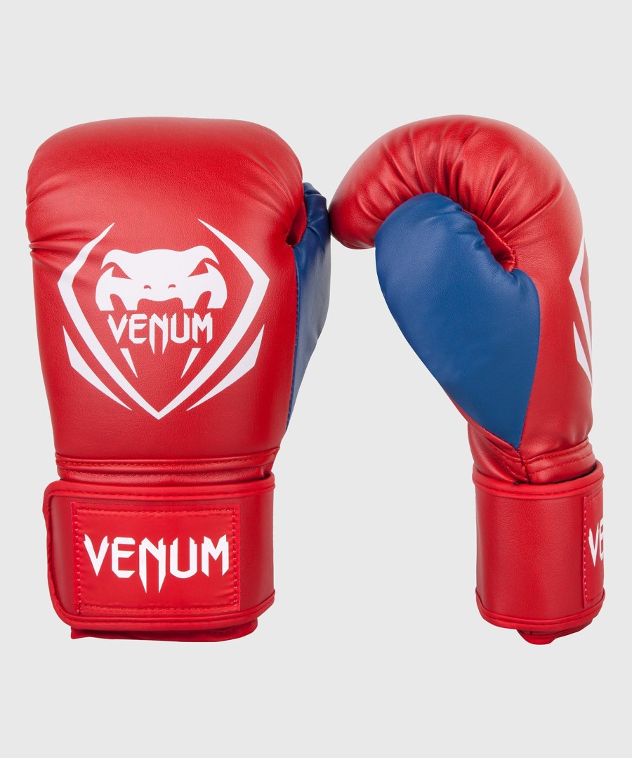 boxerské rukavice venum contender - červeno-bílo-modré