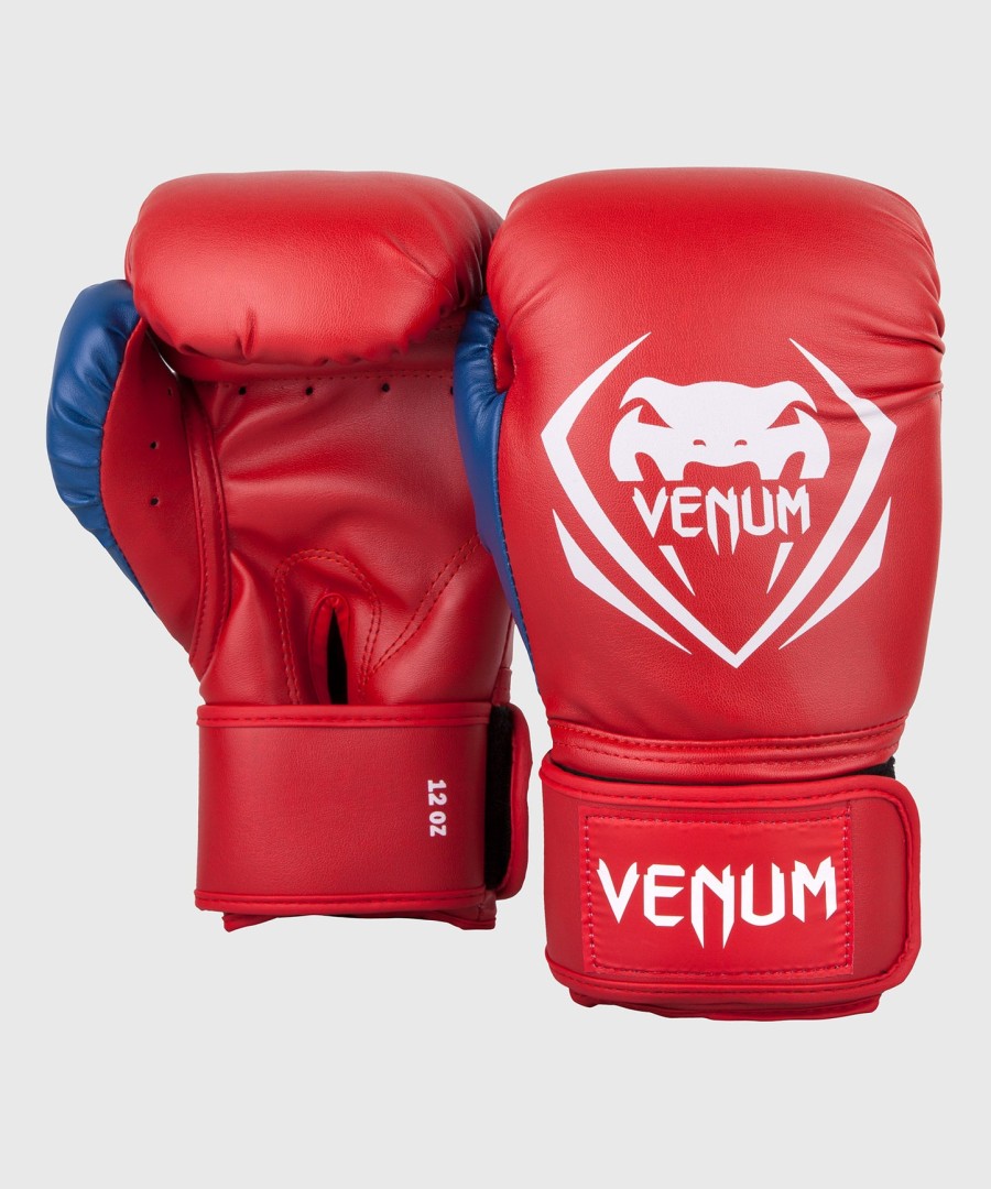 boxerské rukavice venum contender - červeno-bílo-modré