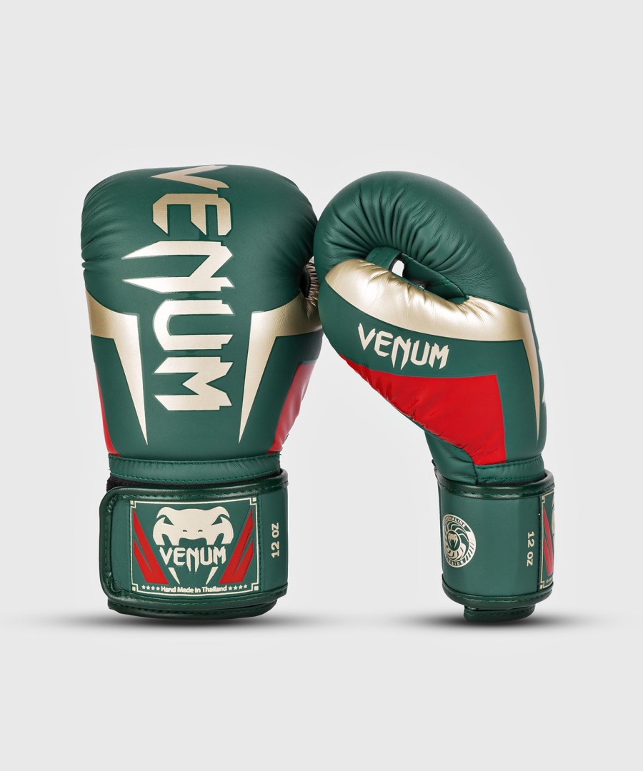 boxerské rukavice venum elite - zelené - speciální edice