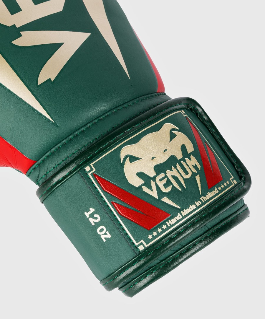 boxerské rukavice venum elite - zelené - speciální edice