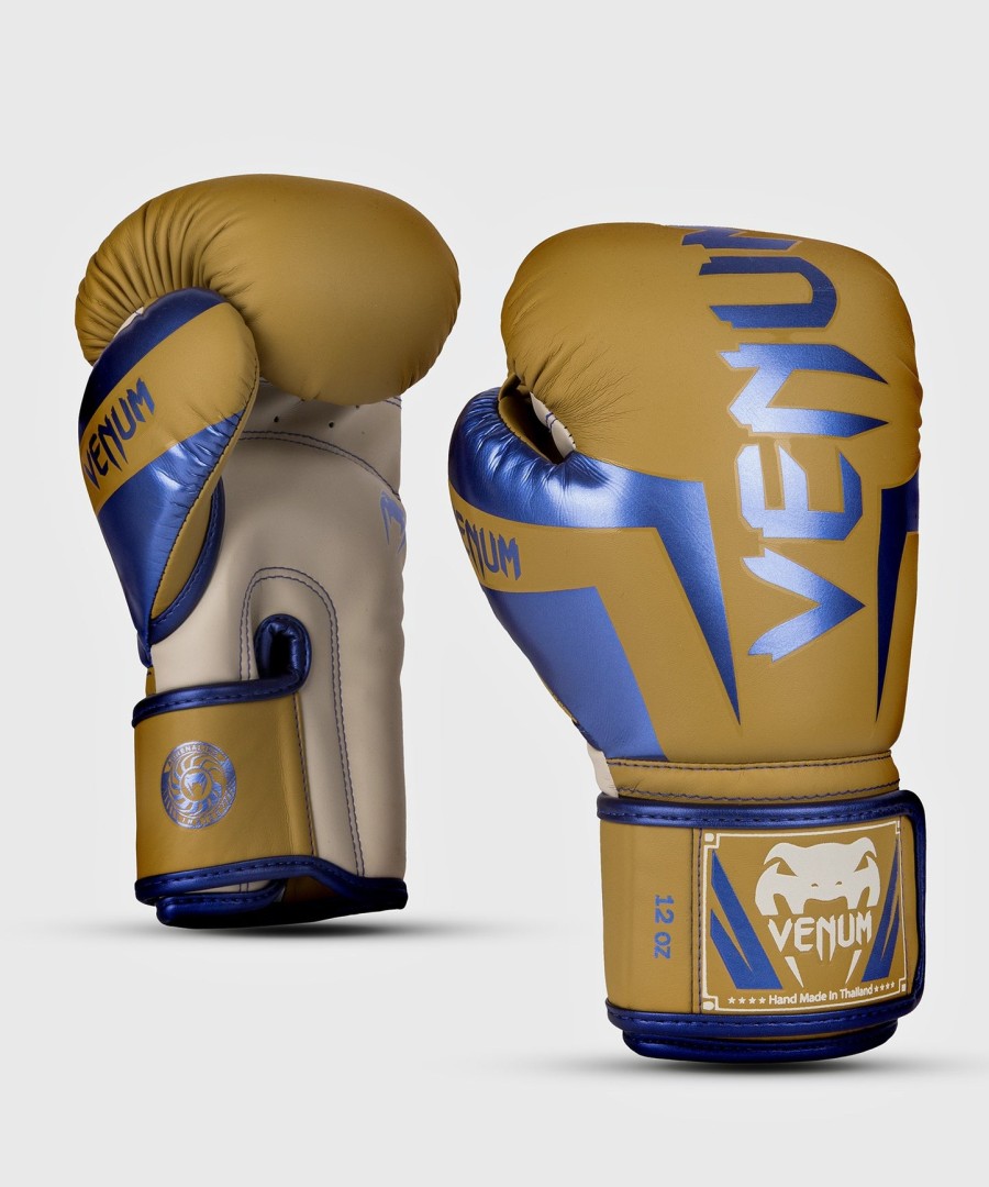 boxerské rukavice venum elite - camel - speciální edice
