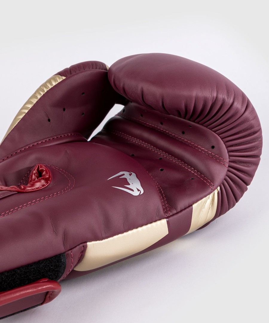 boxerské rukavice venum elite - vínovězlaté