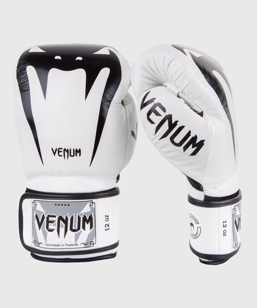 boxerské rukavice venum giant 3.0 - nappa kůže - bílé