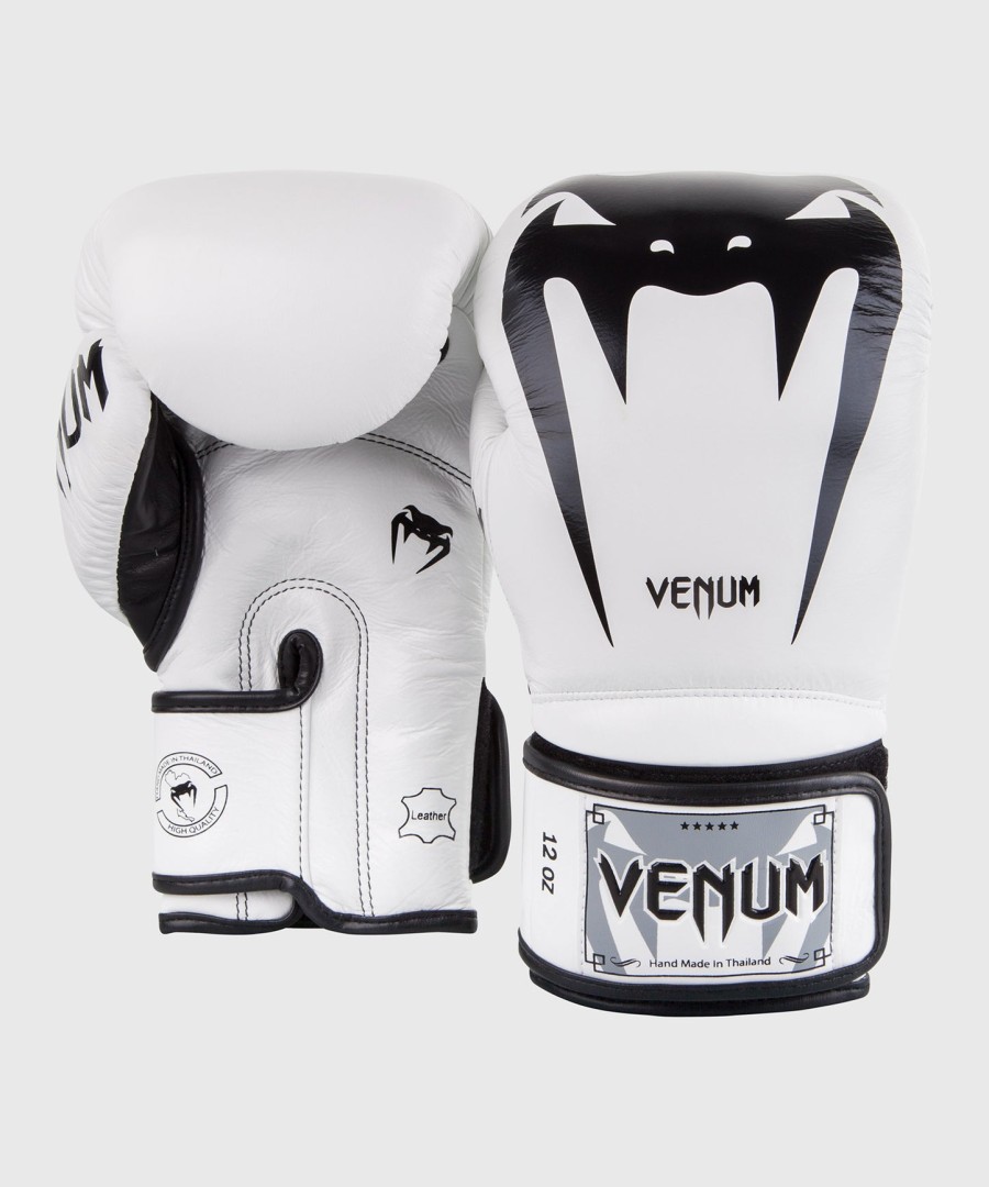 boxerské rukavice venum giant 3.0 - nappa kůže - bílé