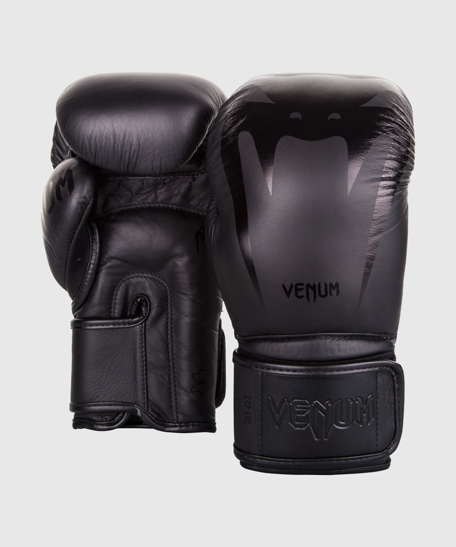 boxerské rukavice venum giant 3.0 - nappa leather - ČernéČerné
