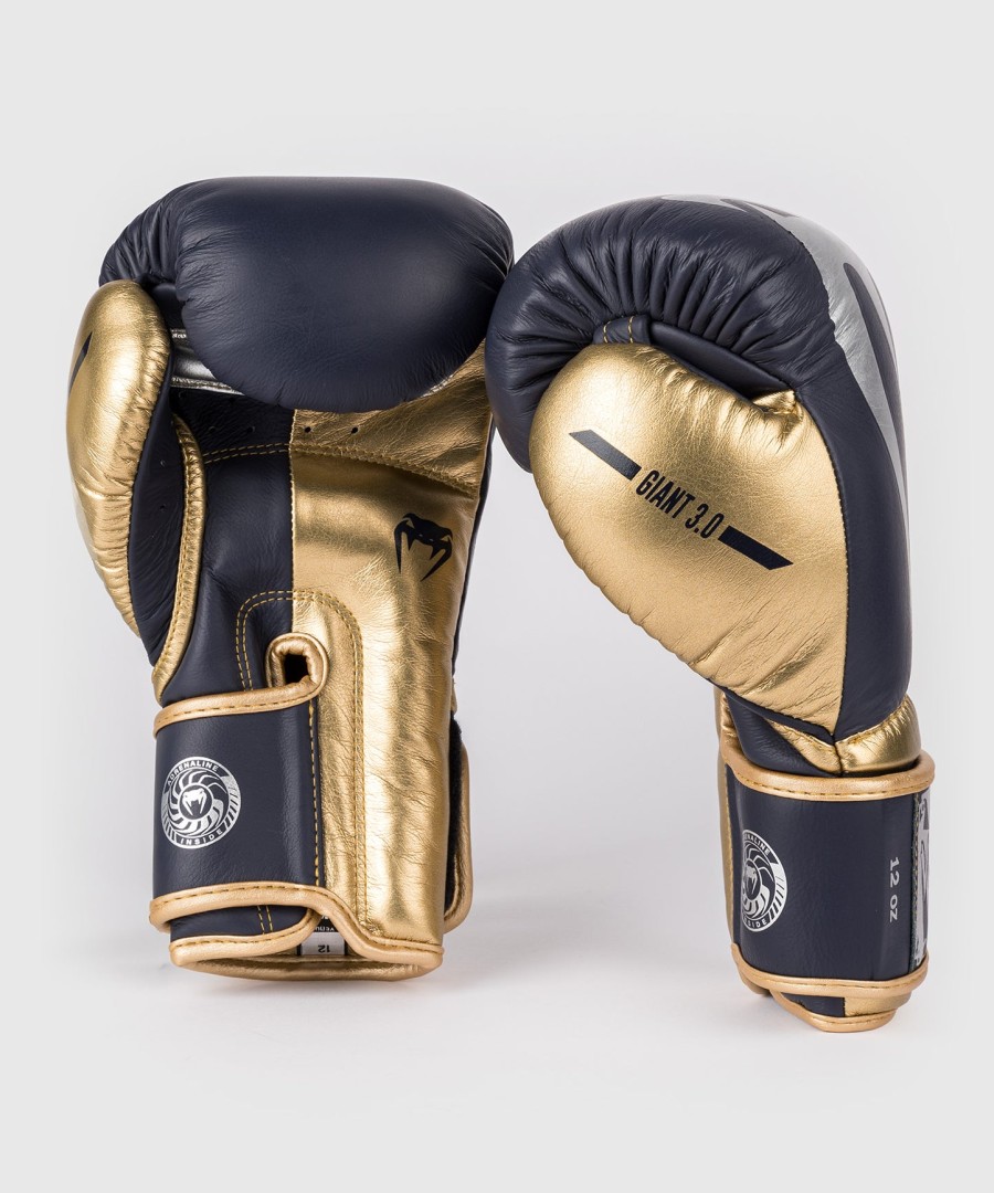 boxerské rukavice venum giant 3.0 - tmavě modrézlaté - speciální edice