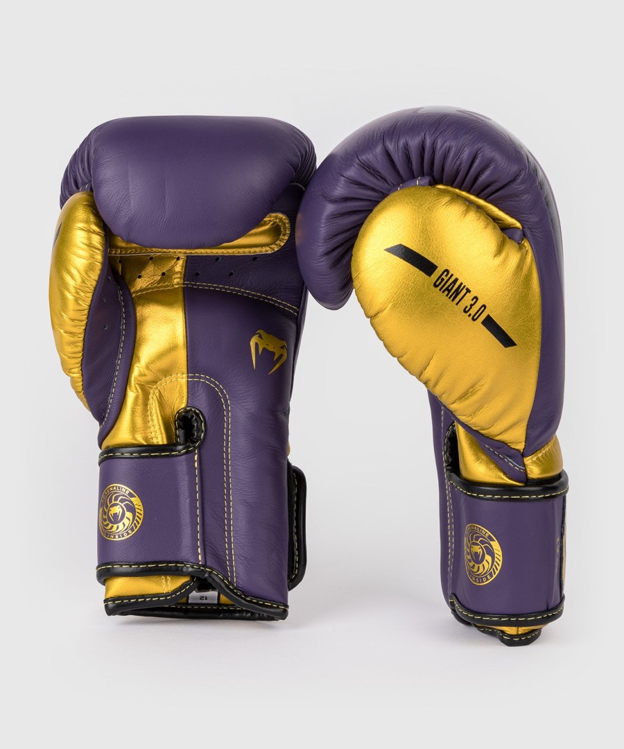 boxerské rukavice venum giant 3.0 - tmavě fialovézlaté - speciální edice