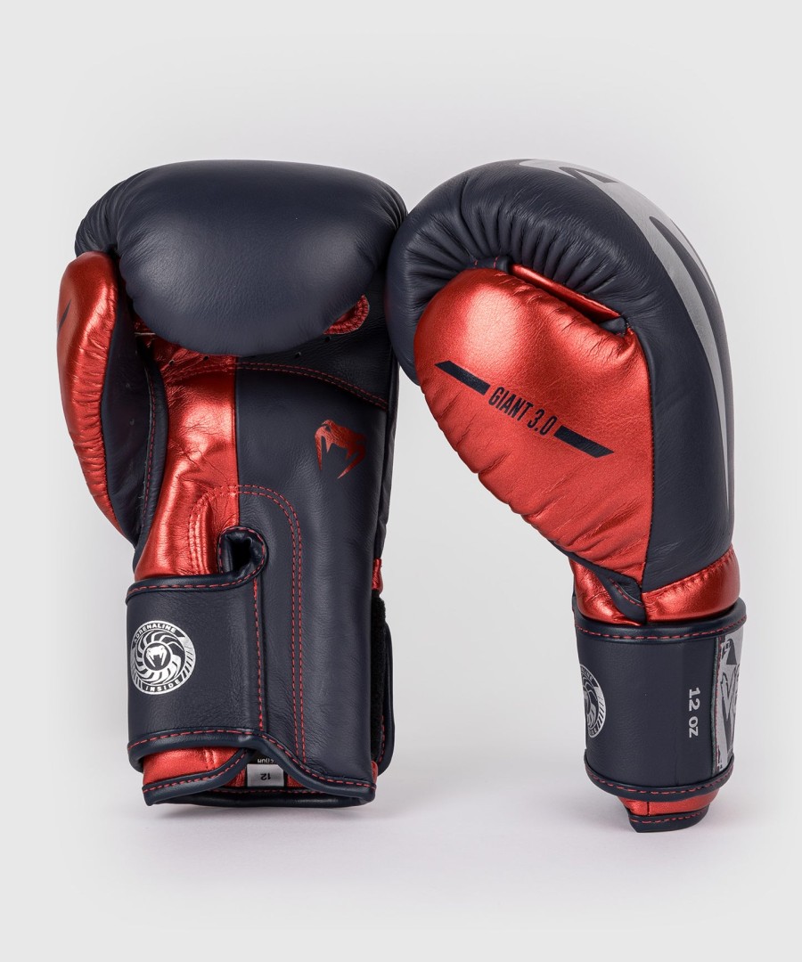 boxerské rukavice venum giant 3.0 - tmavě modréčervené - speciální edice