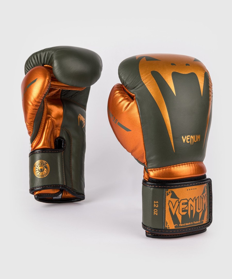 boxerské rukavice venum giant 3.0 - khakibronz - speciální edice