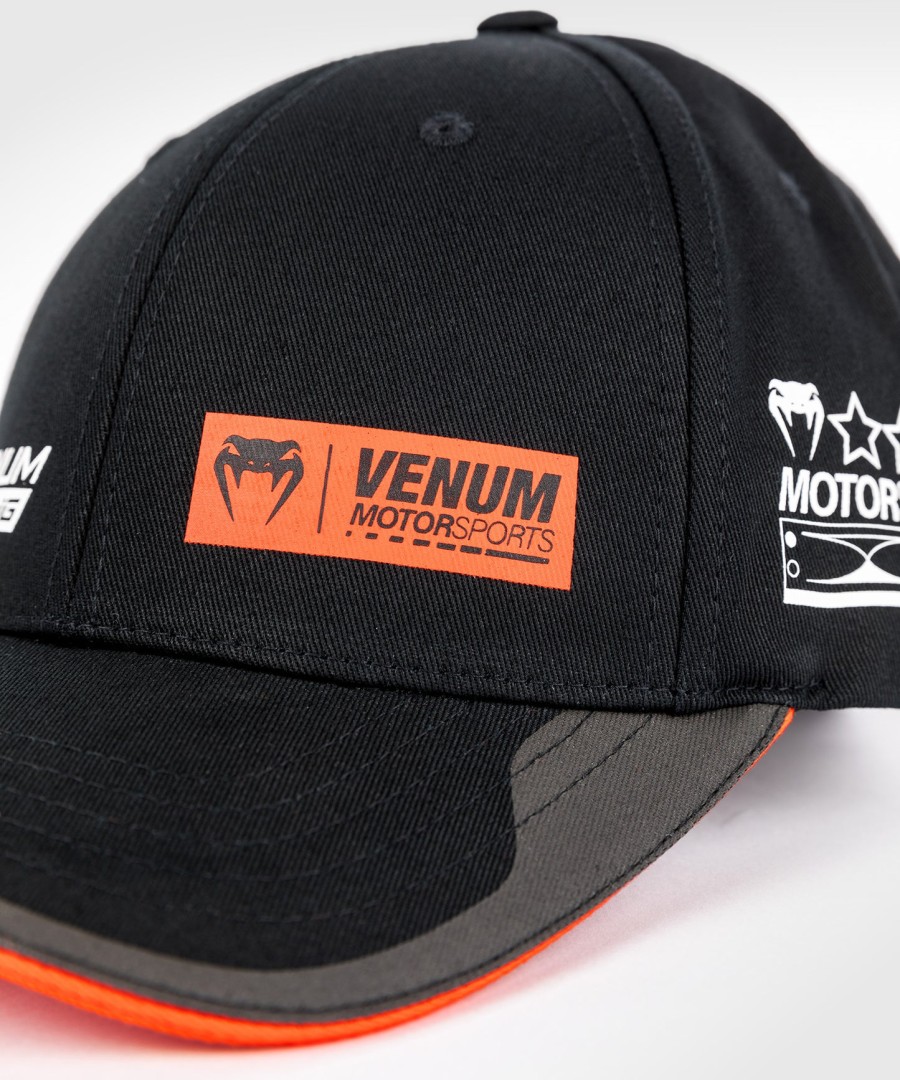 kšiltovka venum motorsport - tmavě černá