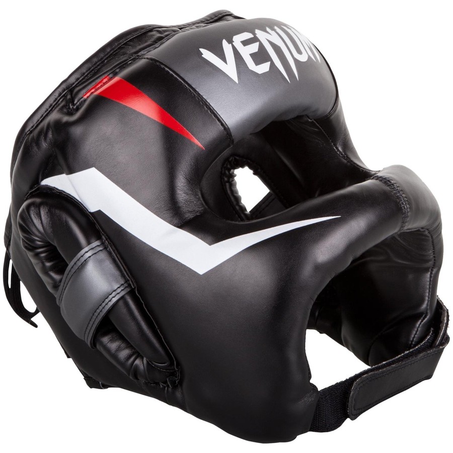posilovací helma venum elite iron - černá