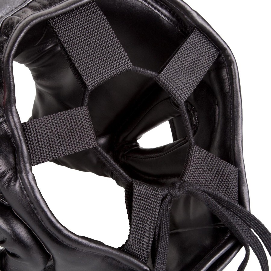 posilovací helma venum elite iron - černá