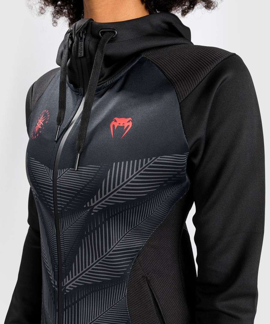 venum phantom hoody - pro ženy - černáčervená
