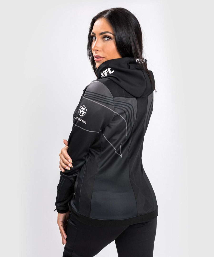dámská mikina s kapucí ufc venum authentic fight night 2.0 walkout - černá
