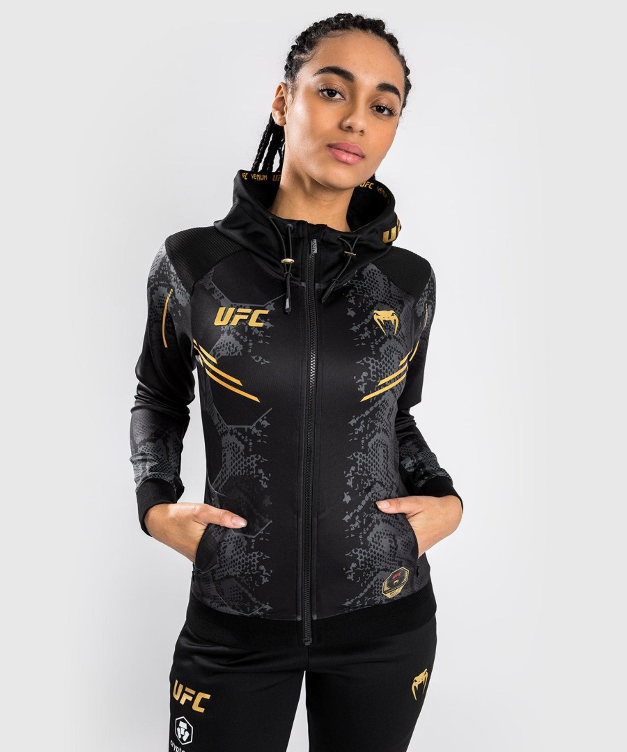 dámská mikina s kapucí ufc adrenaline by venum authentic fight night walkout - champion
