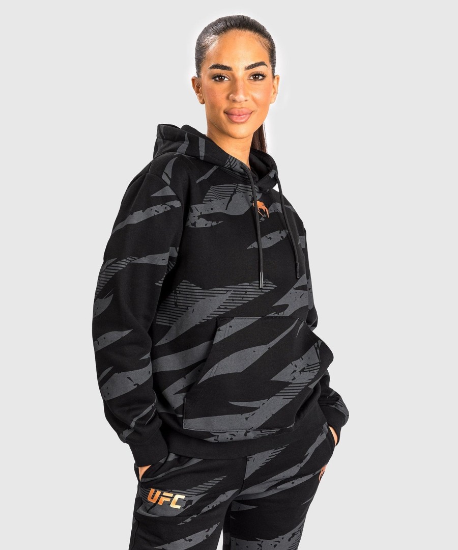 dámská mikina s kapucí ufc adrenaline by venum fight week - urban camo