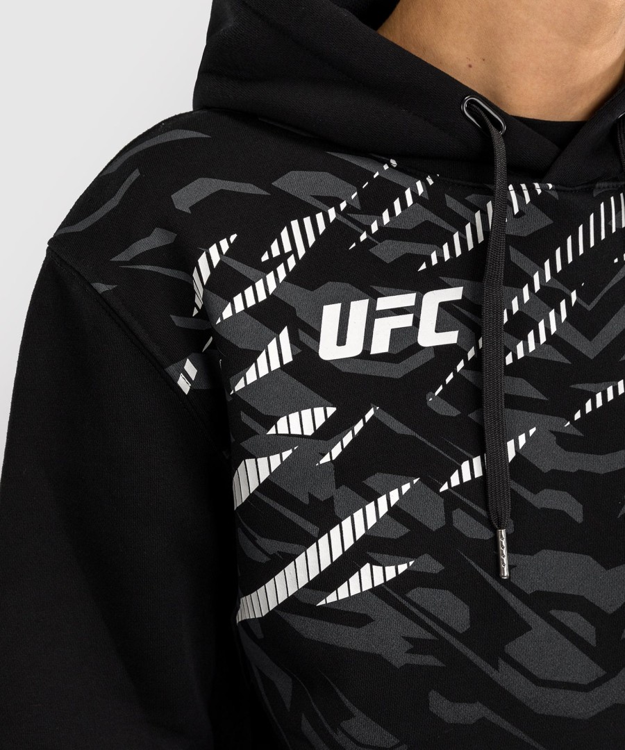 dámská replika svetru s kapucí ufc fusion by venum - černá