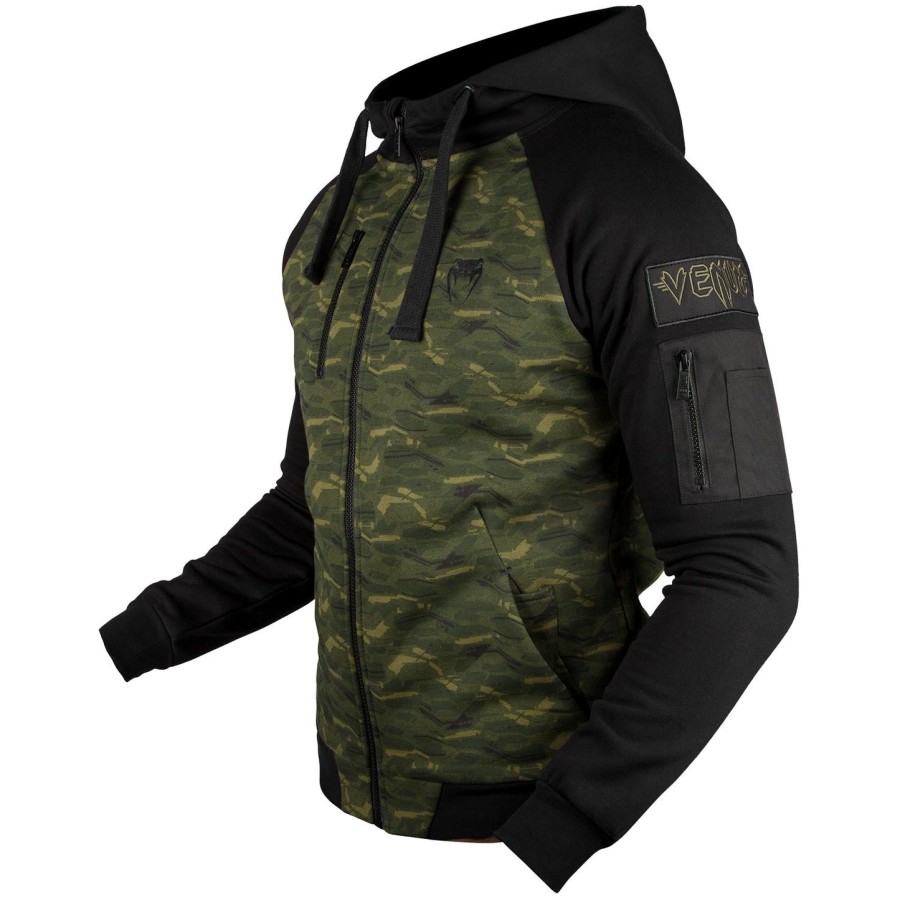 mikina s kapucí venum tramo 2.0 - khaki