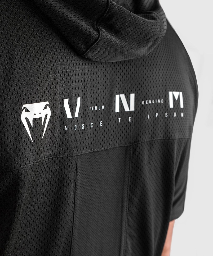 bunda venum electron 3.0 dry tech - krátký rukáv - černá