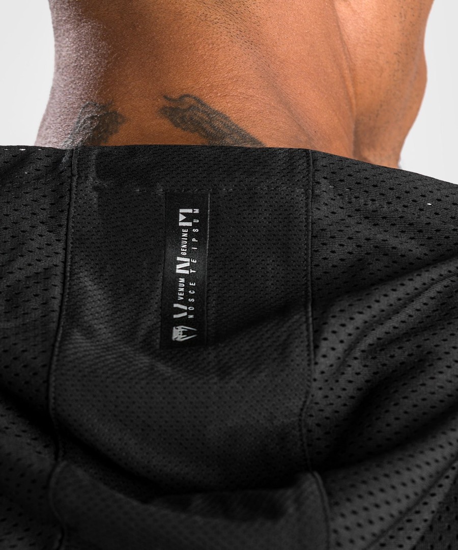 bunda venum electron 3.0 dry tech - krátký rukáv - černá